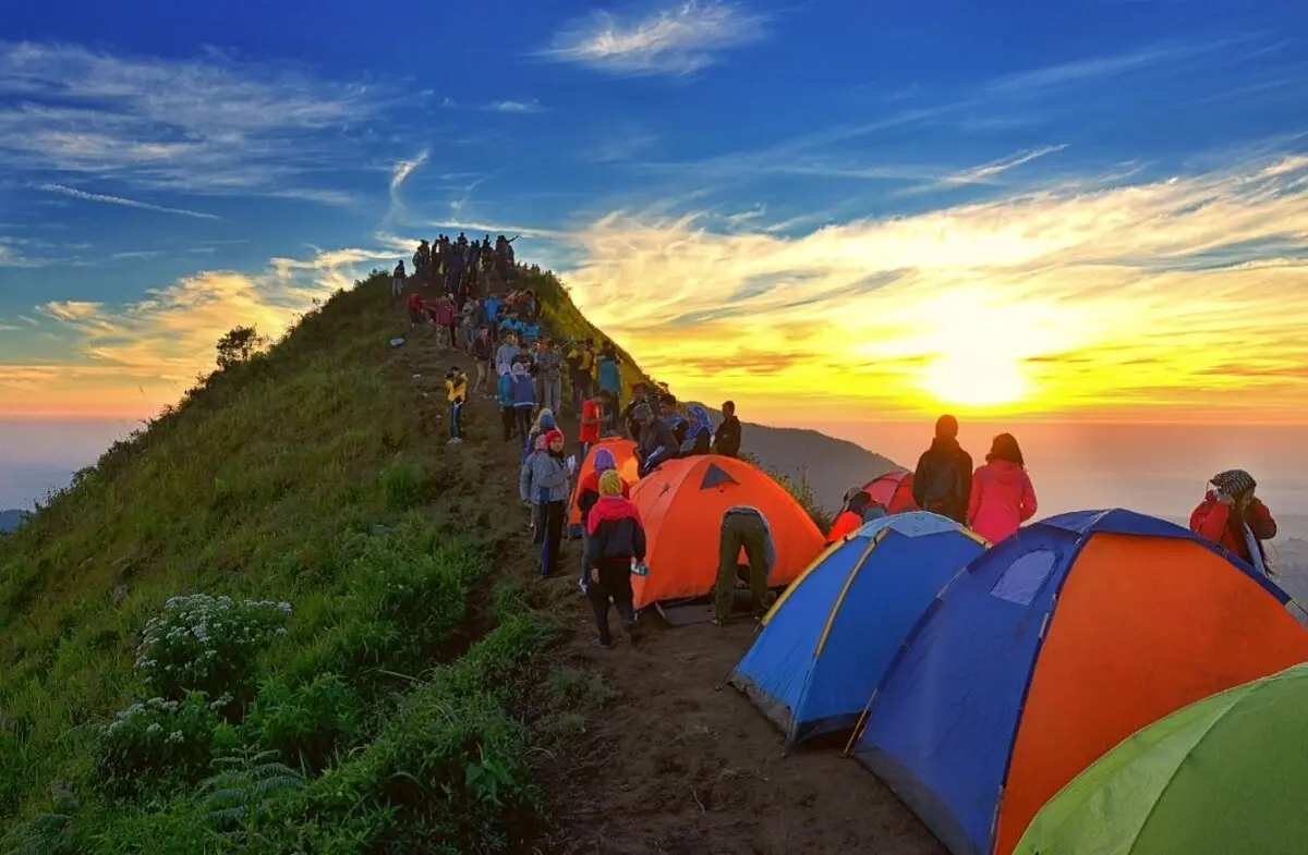 gunung terpendek di indonesia