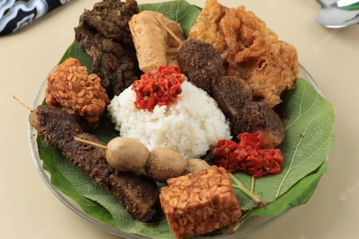 nasi jamblang kuliner khas cirebon