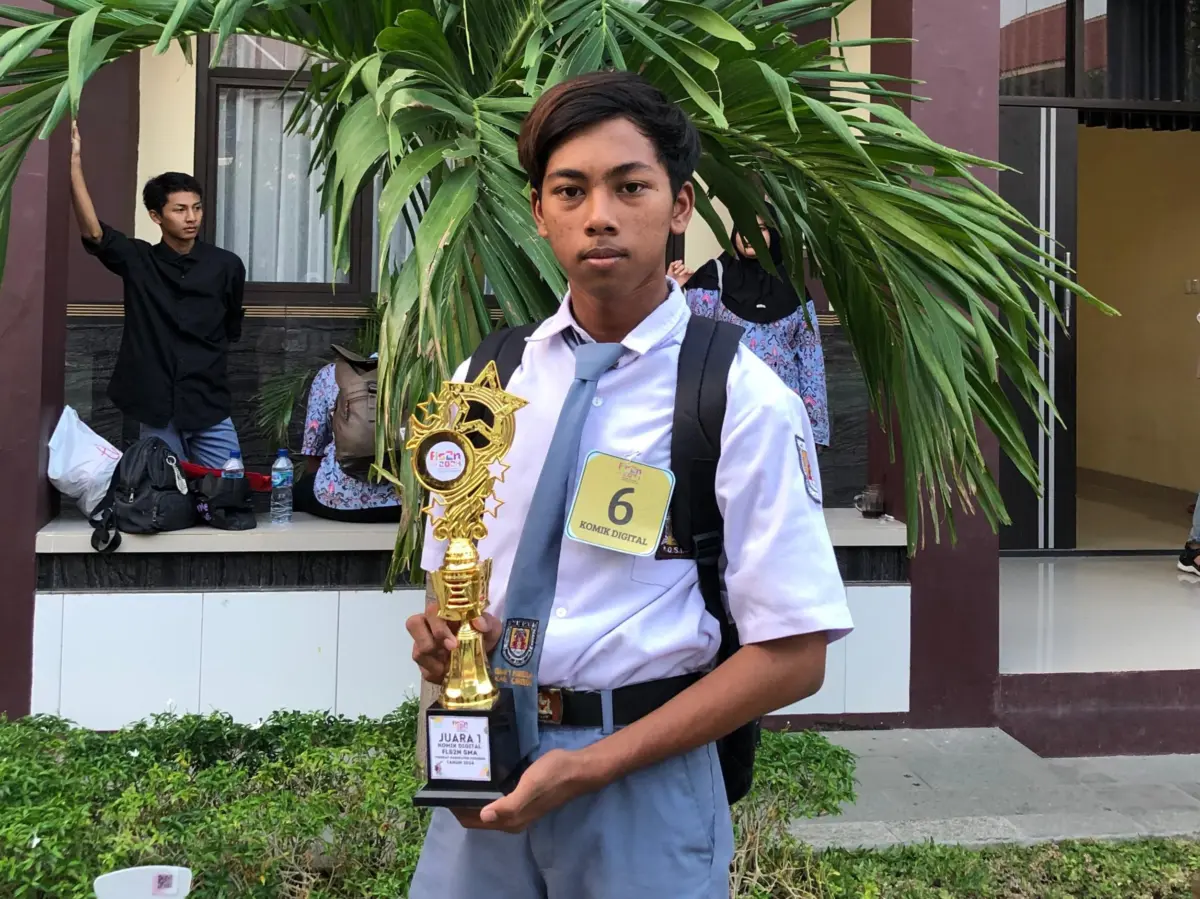 radisa rifaldi juara komik digital