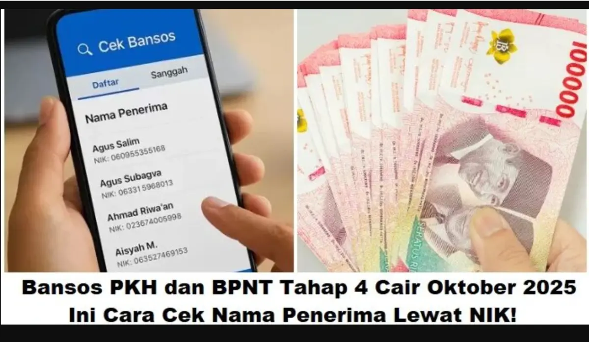 pencairan bansos di jatibarang indramayu