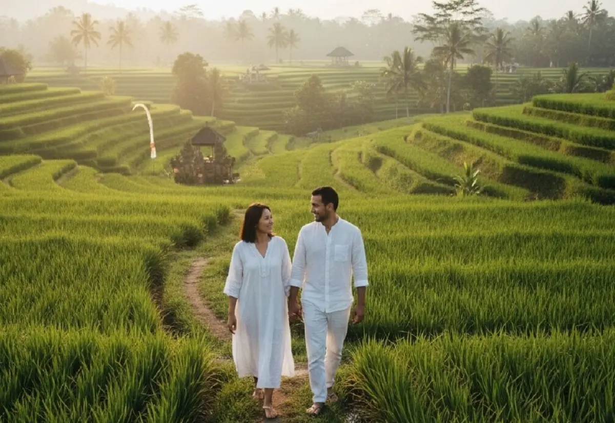 prompt gemini ai pasangan prewedding