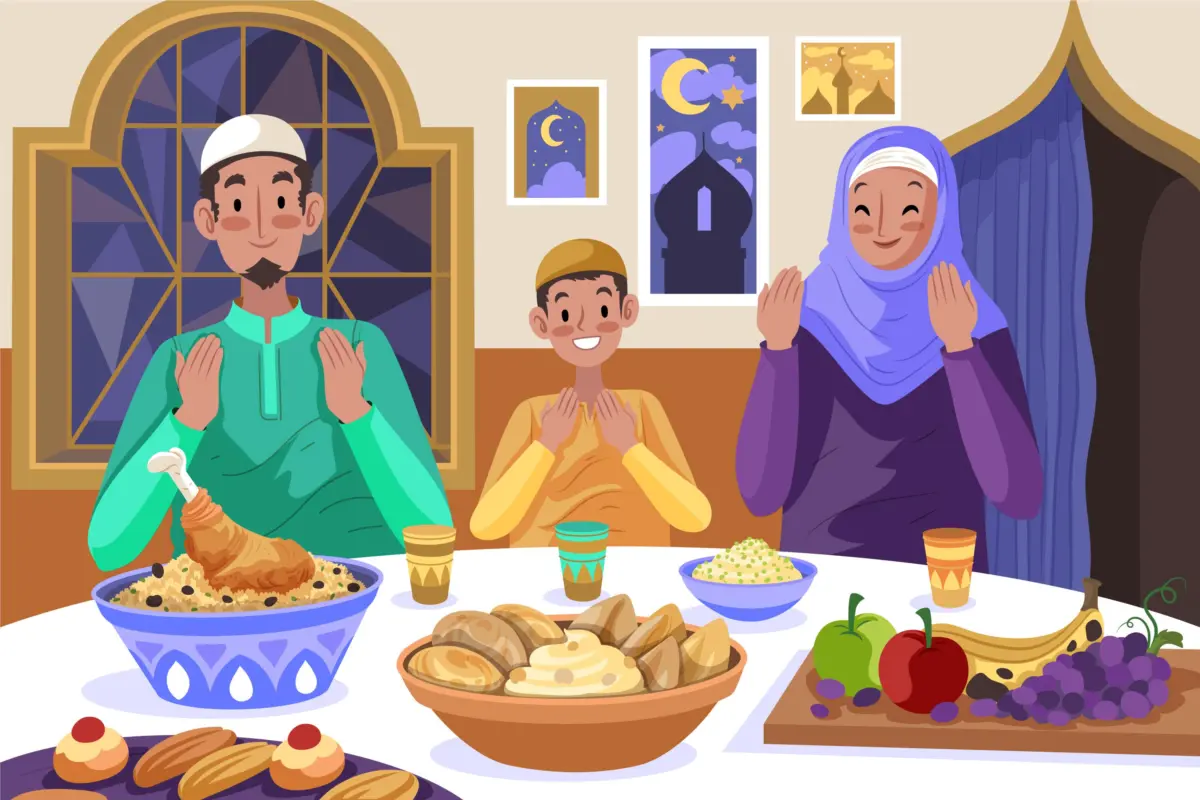 Ilustrasi berbuka puasa