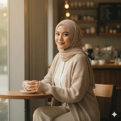 prompt gemini ai wanita berhijab