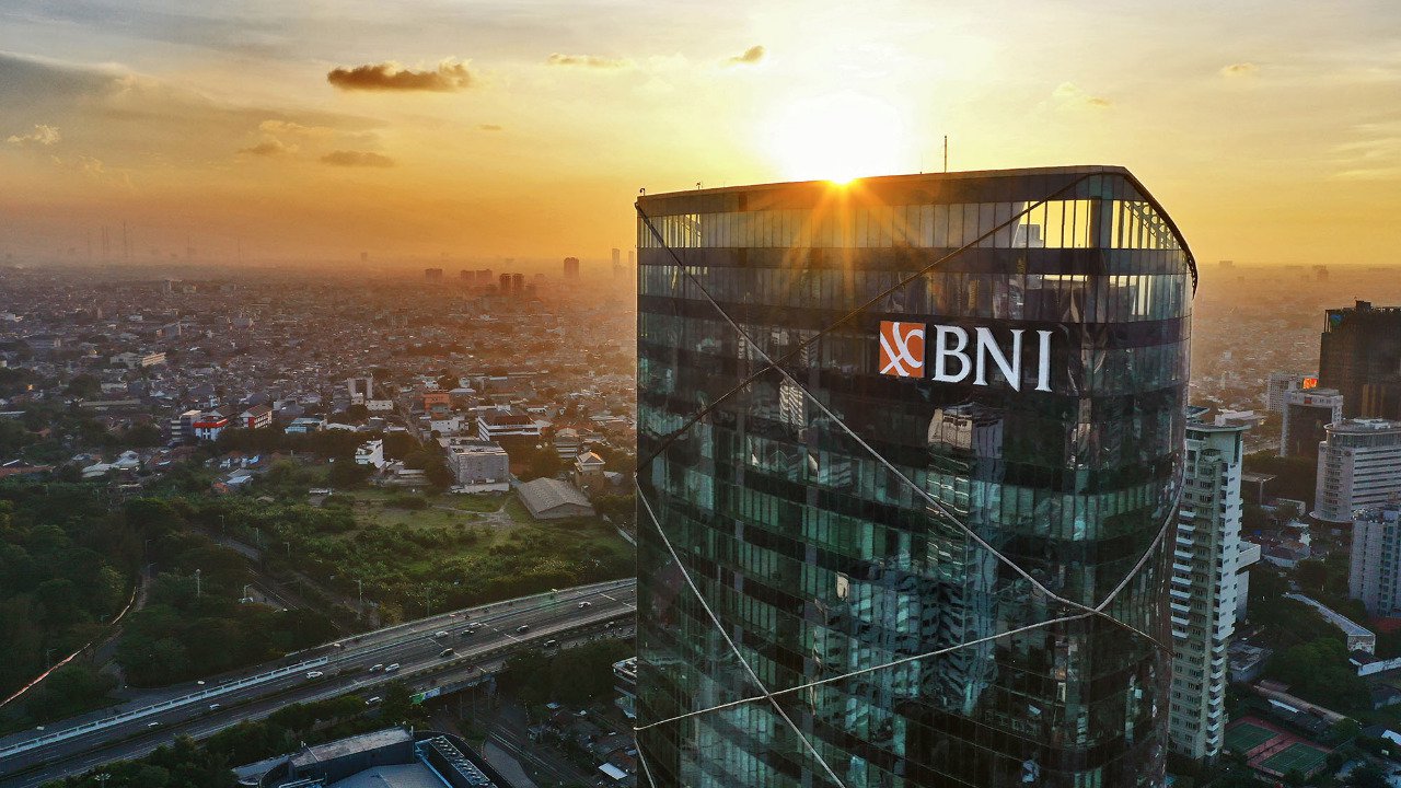 Gedung kantor pusat Bank BNI. Foto: BNI - mimbarjumat.com