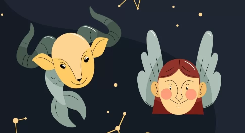 Ilustrasi zodiak Capricorn dan Virgo (freepik)