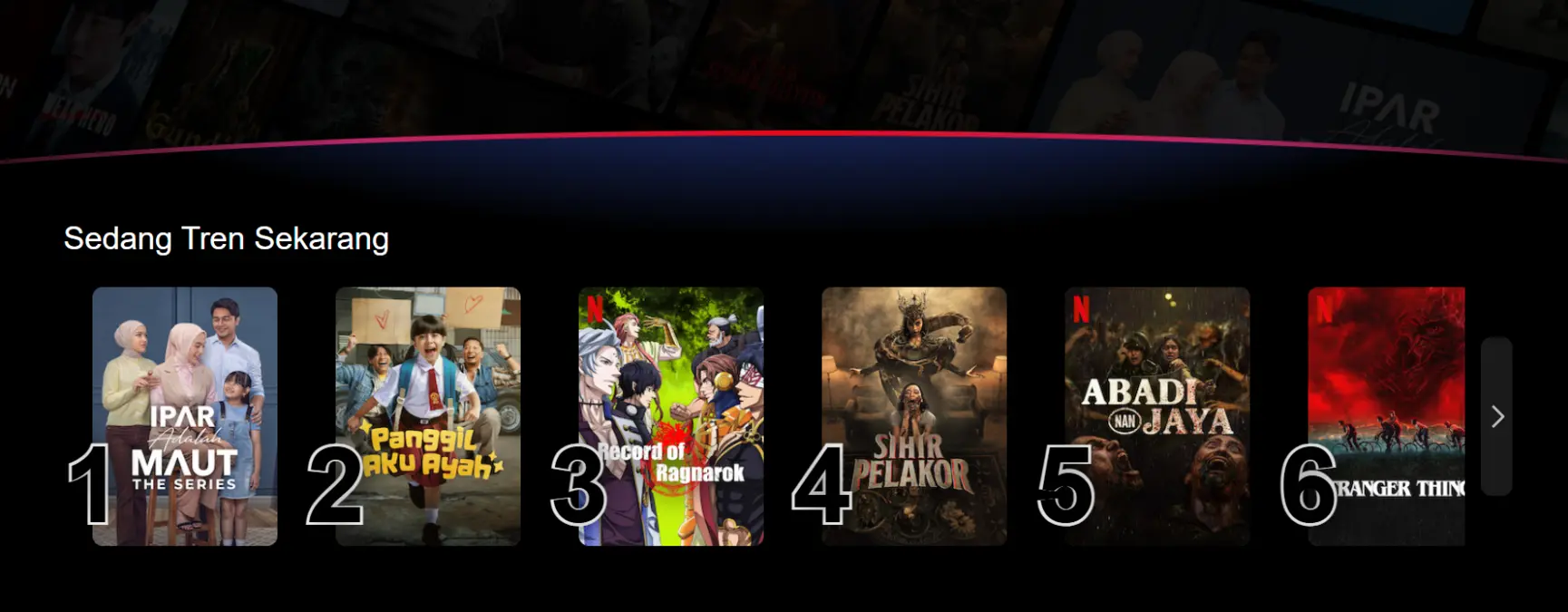Rekomendasi film Netflik yang lagi Tren