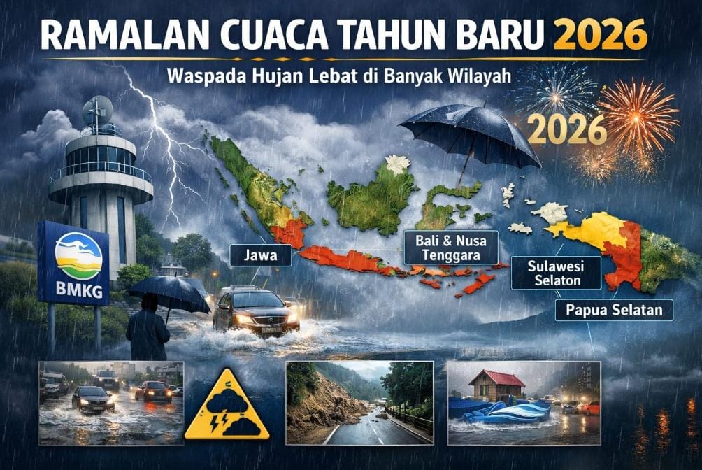 cuaca malam tahun baru