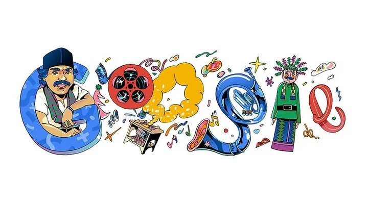 Animasi Google Doodle Year in Search 2025