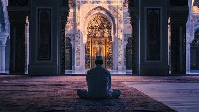 Ilustrasi seseorang sedang membaca sholawat. Foto: Pixabay - mimbarjumat.com