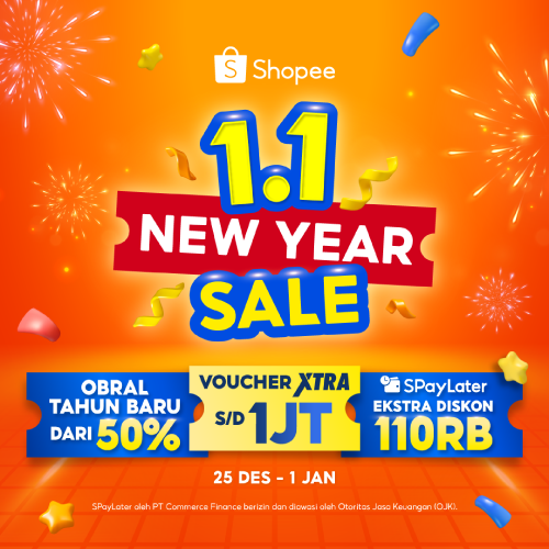 Shopee membagikan kode promo Shopee 1.1 2026 dengan gratis ongkir Rp 0 ke seluruh Indonesia hari ini. Foto: x.com - mimbarjumat.com