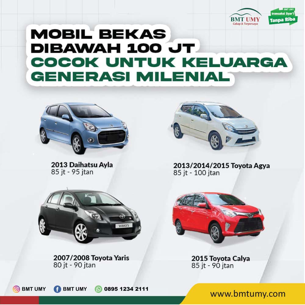 mobil bekas di bawah 100 juta
