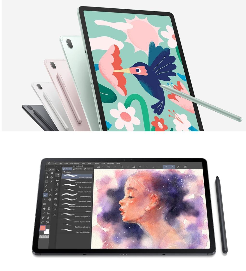 tablet dengan stylus pen bawaan