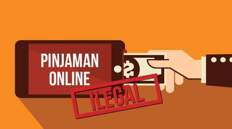 Ilustrasi peringatan bahaya pinjaman online ilegal