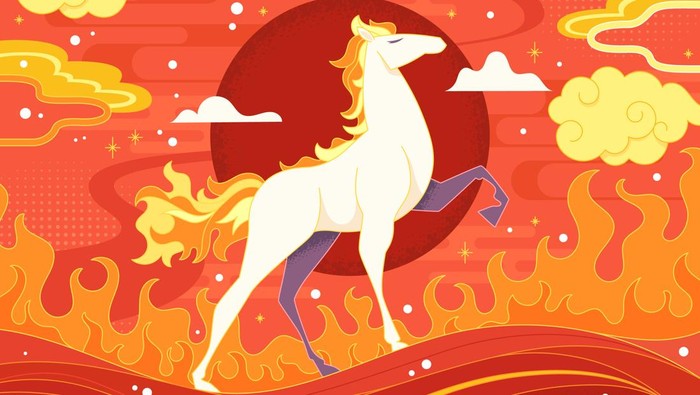 Tahun Kuda Api akan terjadi pada tahun 2026, saat energi api ekstrem akan terjadi. Pakar Feng Shui Angelina Fang dari Feng Shui Consulting Indonesia menjelaskan bahwa shio adalah sistem penanda waktu yang sejak lama digunakan untuk memudahkan pemahaman masyarakat, dan kondisi ini memengaruhi tren sosial dan emosi serta dinamika peruntungan setiap shio. Foto: detik.co - mimbarjumat.com