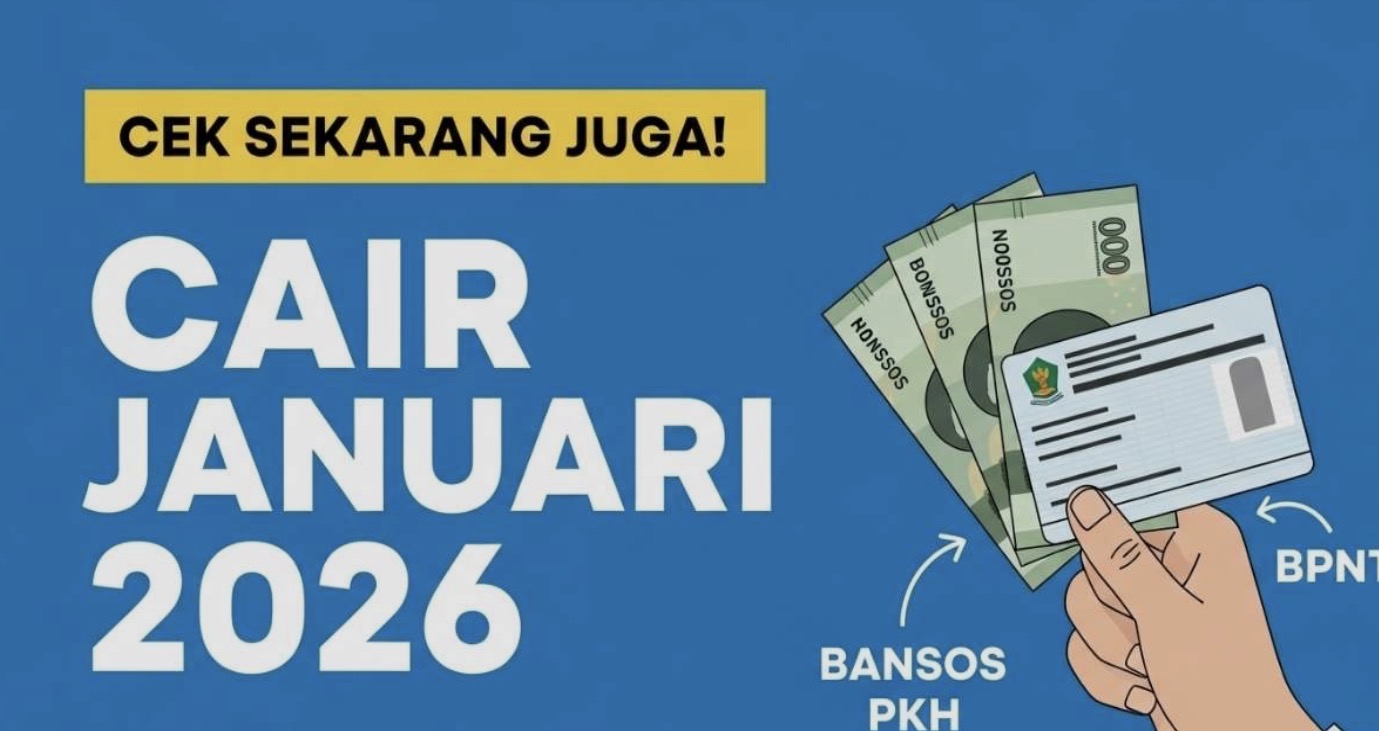 Pemerintah resmi mulai mencairkan bantuan sosial (bansos) tahap I PKH dan BPNT pada Februari 2026. Foto: Informasi Bansos Terkini - mimbarjumat.com