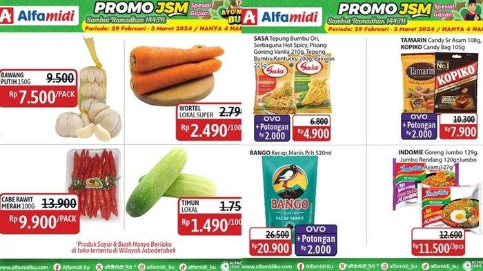 Alfamidi kembali menghadirkan program Promo Jumat‑Sabtu‑Minggu (JSM) dengan berbagai diskon menarik untuk akhir pekan, termasuk kebutuhan rumah tangga dan bahan pokok. Promo ini berlangsung di beberapa periode, seperti 6–8 Februari 2026, di mana konsumen bisa menikmati harga spesial untuk produk pilihan. Foto: kaltim.tribunnews.com - mimbarjumat.com