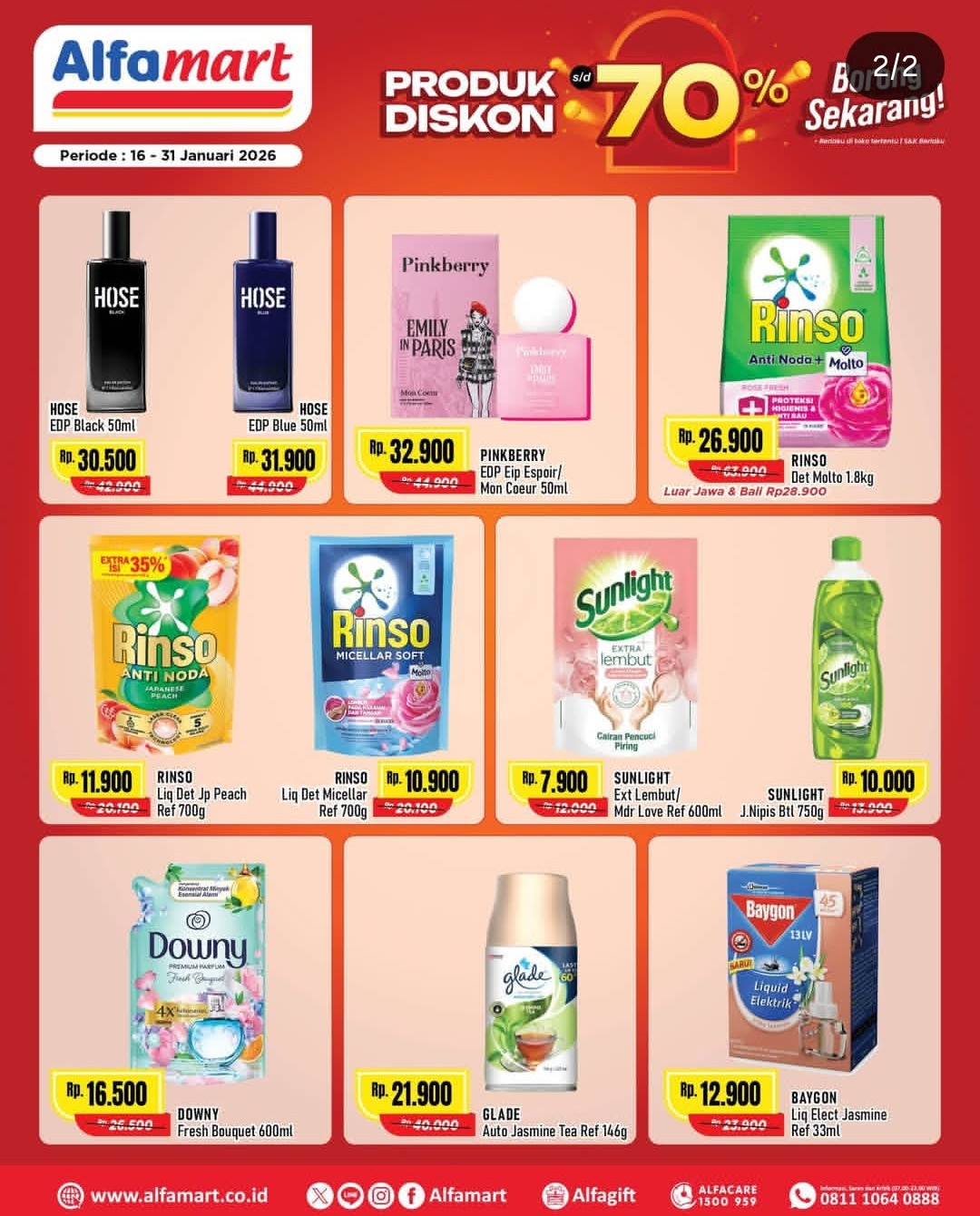 Promo Alfamart Periode 16 - 31 Januari 2026